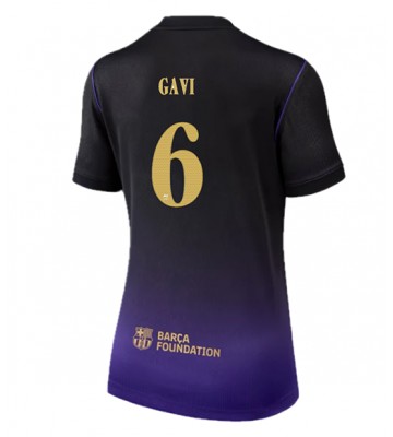 Barcelona Paez Gavi #6 Udebanetrøje Dame 2026-27 Kortærmet